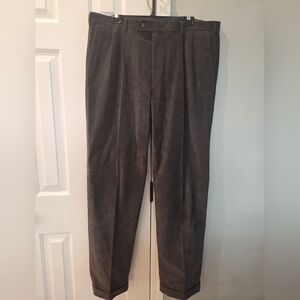 Ralph Lauren Men's Dark Gray Corduroy Pants